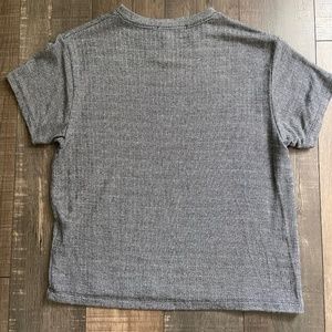 Brandy Melville Grey Knit Tshirt